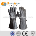 Sunnyhope guantes de cuero largos guantes de cuero de oveja, guantes de manejo de cuero